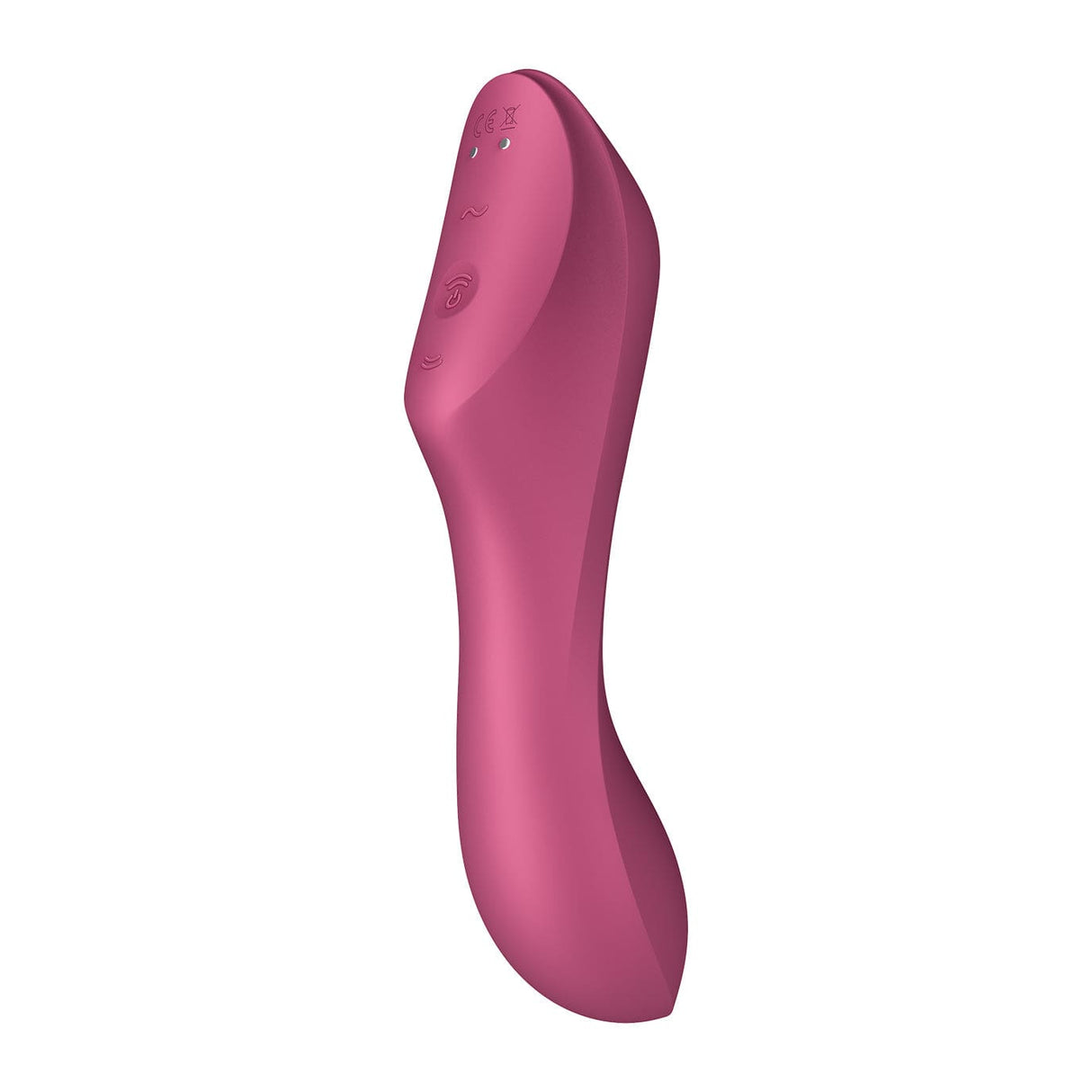 Satisfyer - Curvy Trinity 3 Insertable G-Spot Clitoral Air Stimulator Vibrator (Pink)    G Spot Dildo (Vibration) Rechargeable