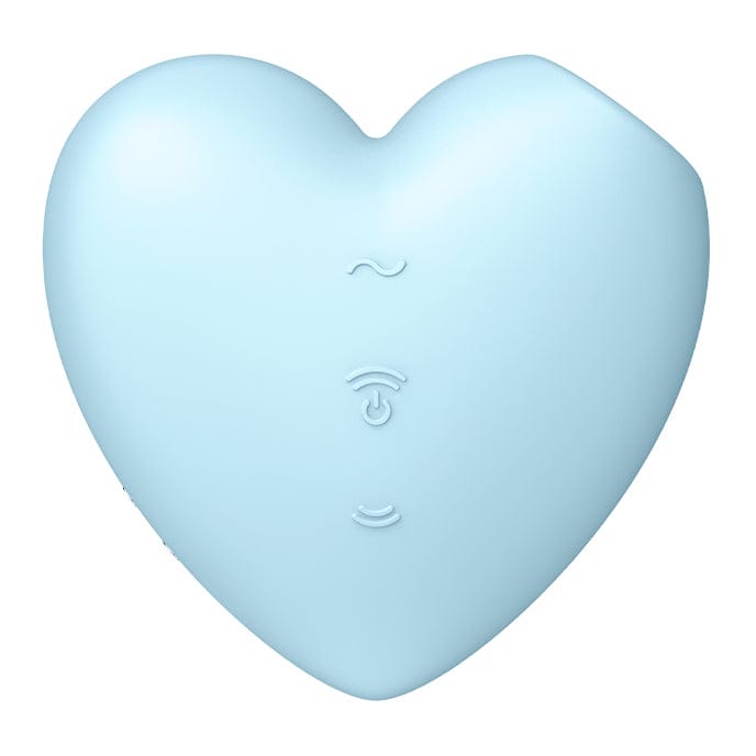 Satisfyer - Cutie Heart Air Pulse Clitoral Stimulator (Blue) STF1279 CherryAffairs