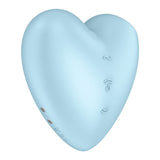 Satisfyer - Cutie Heart Air Pulse Clitoral Stimulator (Blue) STF1279 CherryAffairs