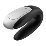 Satisfyer - Double Fun App-Controlled Couple's Vibrator with Remote Control (Black) STF1165 CherryAffairs