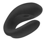 Satisfyer - Double Joy App-Controlled Partner Vibrator (Black) STF1124 CherryAffairs