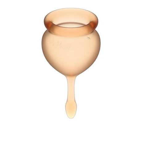 Satisfyer - Feel Good Menstrual Cup Set (Orange) STF1108 CherryAffairs