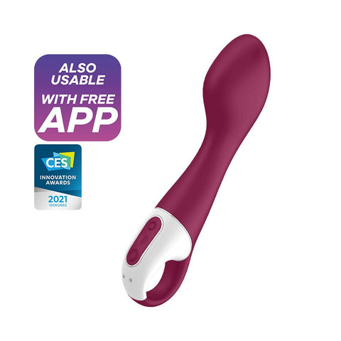 Satisfyer - Hot Spot App-Controlled Heated G Spot Vibrator (Pink)
