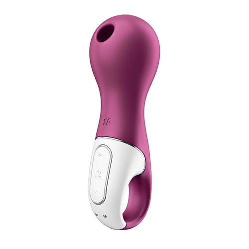 Satisfyer - 幸運天秤座氣脈衝陰蒂氣流刺激器（莓果色）