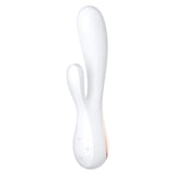 Satisfyer - Mono Flex App-Controlled Rabbit Vibrator (White) STF1118 CherryAffairs