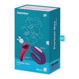 Satisfyer - Partner Box 1 App-Controlled Sexy Secret and Double Joy Couple Set (Multi Colour)    Couple's Massager (Vibration) Rechargeable