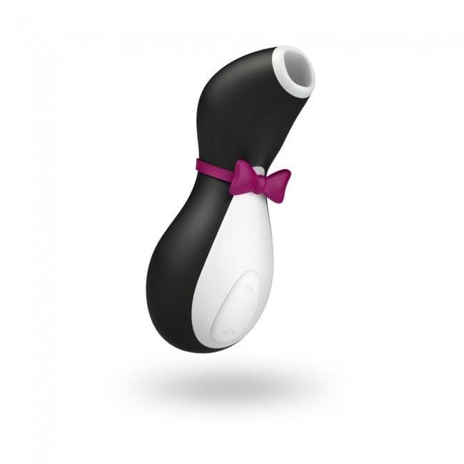 Satisfyer - Pro Penguin Air Pulse Rechargeable Clitoral Air Stimulator (Black)    Clit Massager (Vibration) Rechargeable