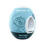 Satisfyer - Savage Masturbator Egg (Blue)    Masturbator Egg (Non Vibration)
