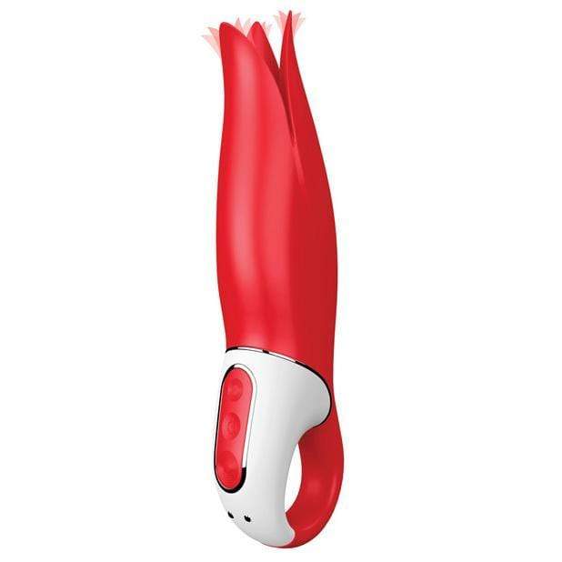 Satisfyer - Vibes Power Flower Clit Massager (Red) STF1038 CherryAffairs