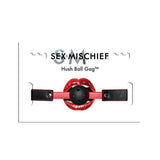 Sex and Mischief - Hush Ball Gag (Black) SM1034 CherryAffairs