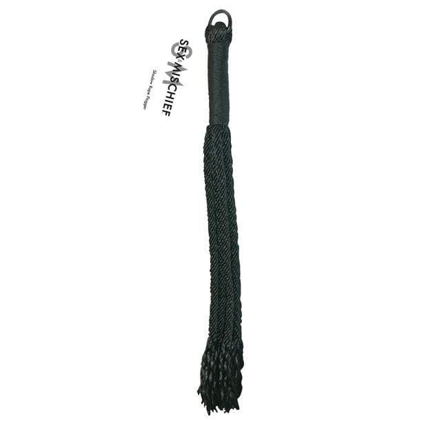 Sex & Mischief - BDSM Shadow Rope Flogger (Black) SM1027 CherryAffairs