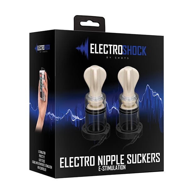 Shots - Electroshock E Stimulation Nipple Suckers (Clear) ST1031 CherryAffairs