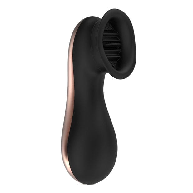 Shots - Elegance Dreamy Oral Clitoral Stimulator Massager (Black) ST1032 CherryAffairs