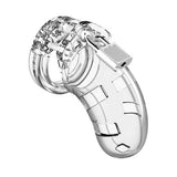 Shots - Man Cage Chastity Cock Cage Model 1 3.5" (Clear) ST1022 CherryAffairs