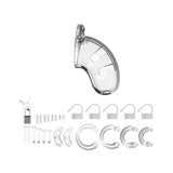 Shots - Man Cage Chastity Cock Cage Model 1 3.5" (Clear) ST1022 CherryAffairs