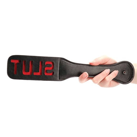 Shots - Ouch BDSM Slut Paddle (Black) ST1048 CherryAffairs