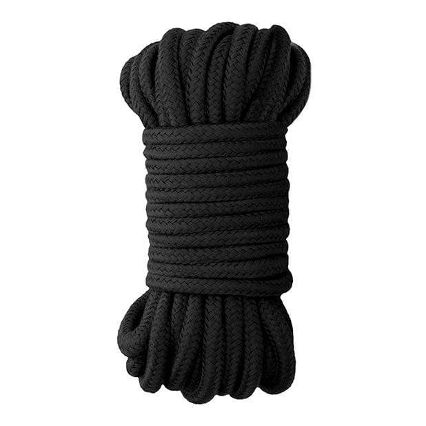 Shots - Ouch Soft Silk Japanese Rope 10m (Black) ST1020 CherryAffairs
