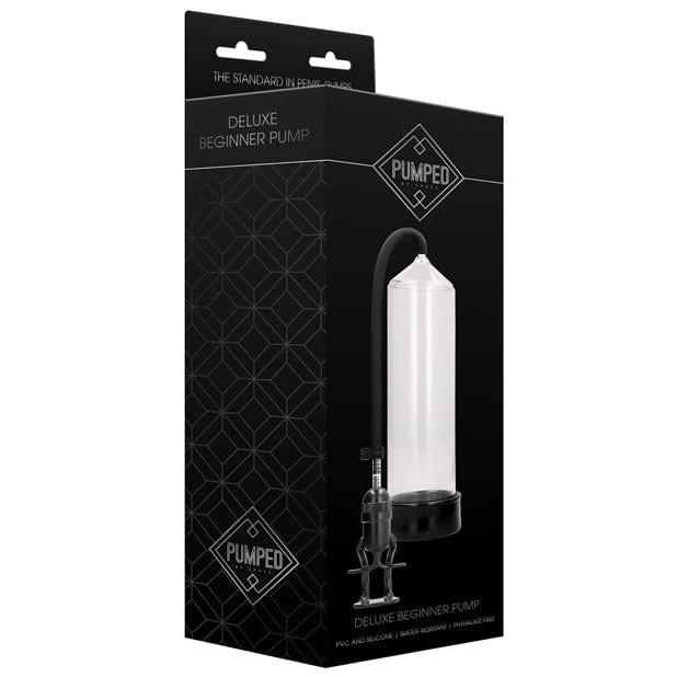 Shots - Pumped Deluxe Transparent Beginner Penis Pump (Clear) ST1064 CherryAffairs
