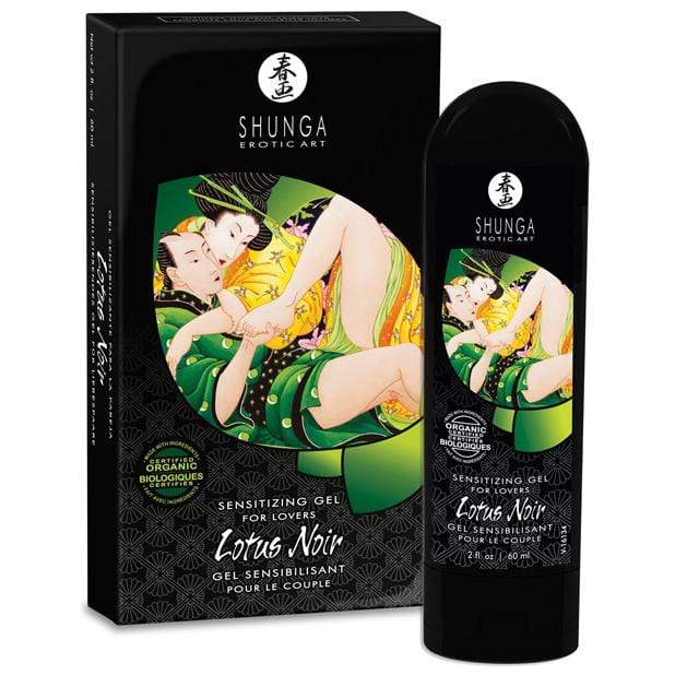 Shunga - Erotic Art Aphrodisia Lotus Noir Sensitizing Gel For Couples 2 oz SU1017 CherryAffairs