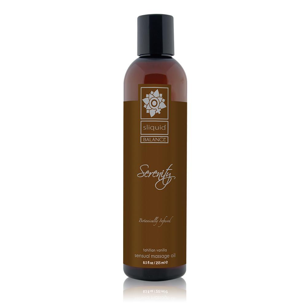Sliquid - Balance Tahitian Vanilla Serenity Massage Oil 8.5 oz SL1061 CherryAffairs