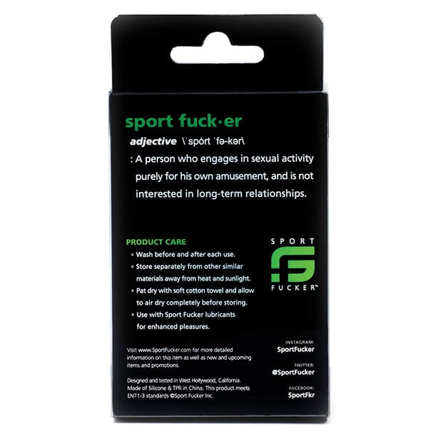 Sport F*cker - Half Pipe Cock Ring (Black) SPF1006 CherryAffairs