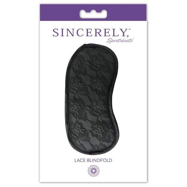 Sportsheets - Sincerely Lace Blindfold (Black)    Mask (Blind)