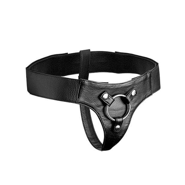 Strap U - Domina Adjustable Wide Band Strap On Harness (Black)    Strap On w/o Dildo