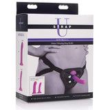 Strap U - Double G Deluxe Vibrating Strap On Kit (Black) STU1011 CherryAffairs