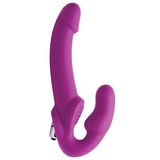 Strap U - Evoke Vibrating Strapless Silicone Strap on Dildo (Pink) STU1017 CherryAffairs