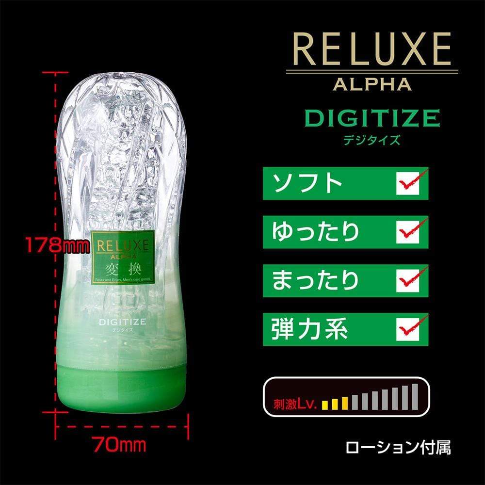 T-Best - Reluxe Alpha Digitize Soft Stroker Soft Type (Clear) TB1003 CherryAffairs