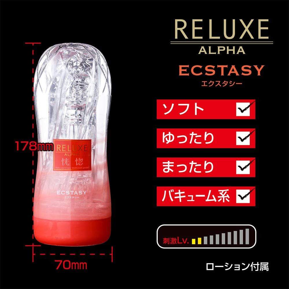 T-Best - Reluxe Alpha Ecstasy Soft Stroker Soft Type(Clear) TB1002 CherryAffairs