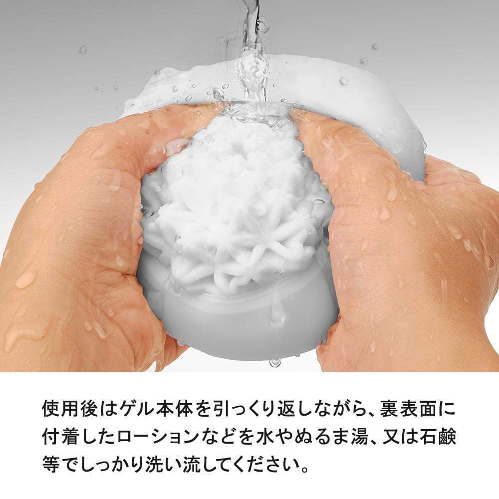 Tenga - 3D Geo Coral Soft Stroker Masturbator (White)    Masturbator Soft Stroker (Non Vibration)