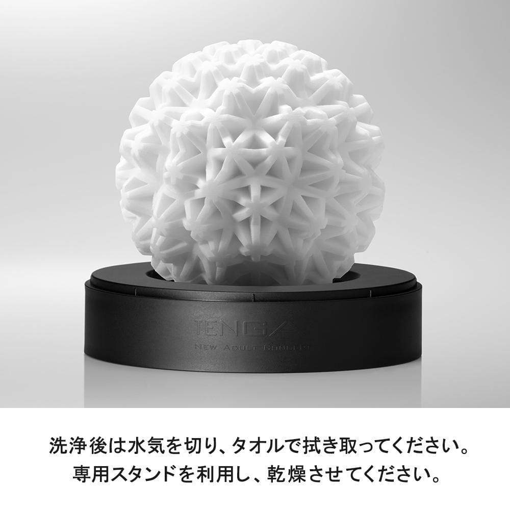 Tenga - 3D Geo Coral Soft Stroker Masturbator (White) TE1143 CherryAffairs