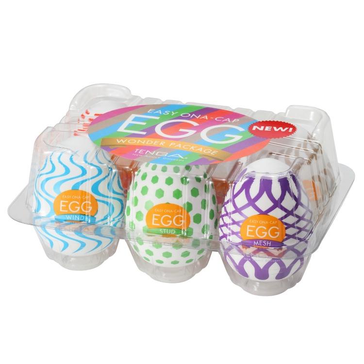 Tenga - Masturbator Egg Wonder Package Value Pack (6 Tenga Eggs) TE1179 CherryAffairs