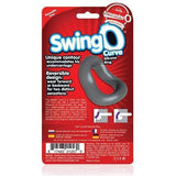 The Screaming O - Swing O Curve Silicone Cock Ring (Black) TSO1043 CherryAffairs
