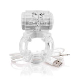 TheScreamingO - Charged Big O Rechargeable Cock Ring (Clear) TSO1109 CherryAffairs