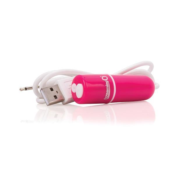 TheScreamingO - Charged Vooom Rechargeable Bullet Vibrator (Pink) TSO1093 CherryAffairs