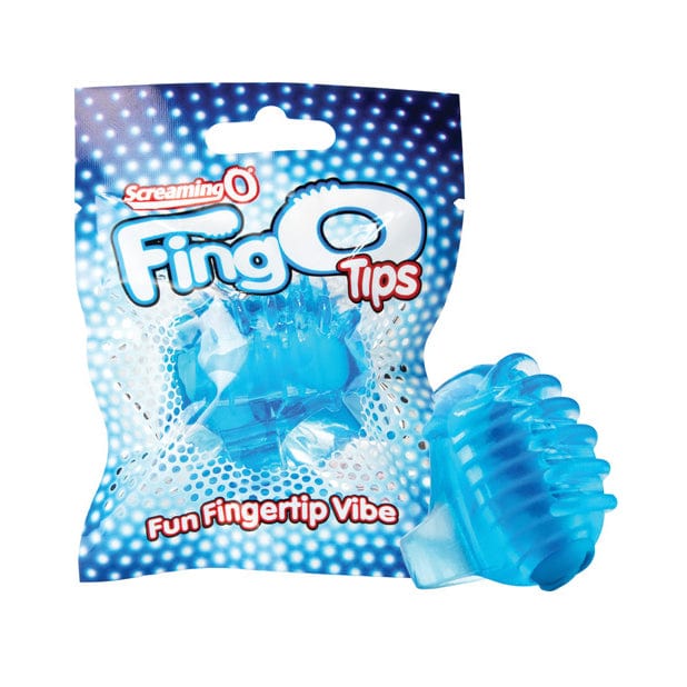 TheScreamingO - FingO Tips Fun Fingertip Vibrator (Blue) TSO1131 CherryAffairs