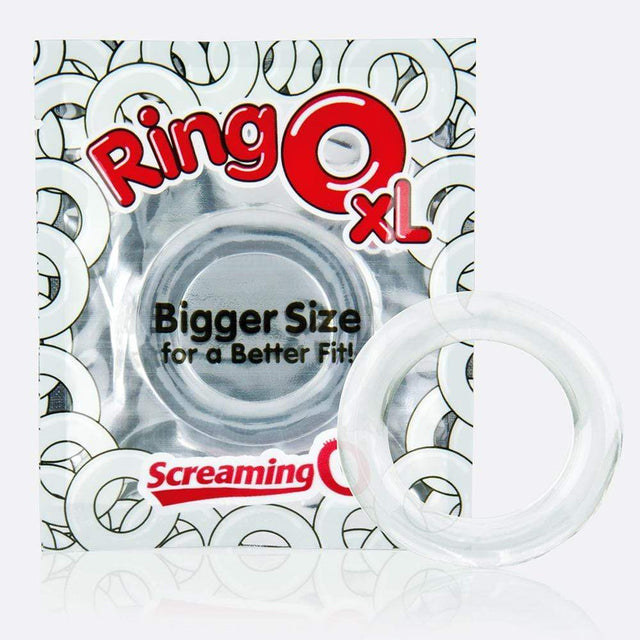 TheScreamingO - RingO XL Bigger Size Cock Ring (Clear)    Cock Ring (Non Vibration)