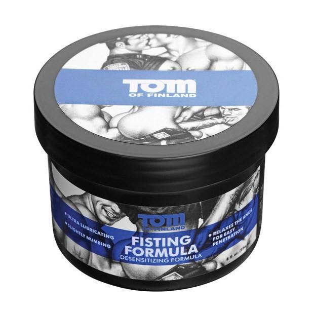 Tom of Finland - Fisting Formula Desensitizing Cream 8 Ounce (Black) TF1011 CherryAffairs