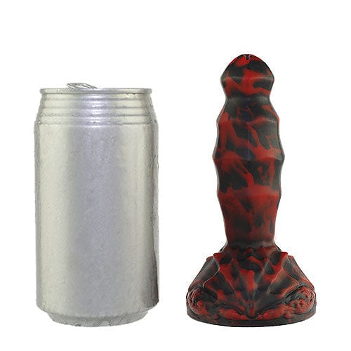 Tomax - Dark Dragon Slim Regular Silicone Dildo (Evil Red)    Non Realistic Dildo w/o suction cup (Non Vibration)