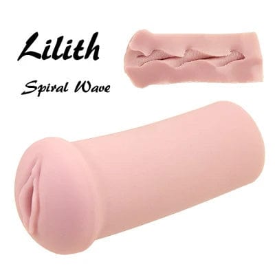 Tomax - Masturbator Gelombang Spiral Lilith Onahole (Beige)