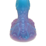Tomax - Water Dragon Regular Silicone Dildo (Deep Blue)    Non Realistic Dildo w/o suction cup (Non Vibration)