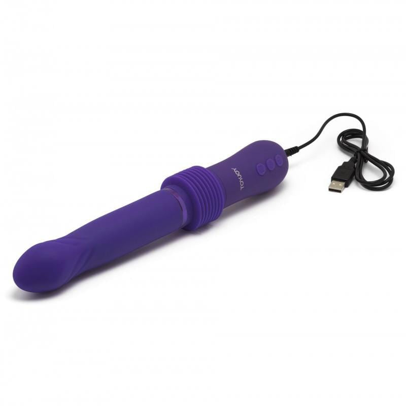ToyJoy - Magnum Opus Supreme I Thrust in You Thruster Vibrator (Purple) TJ1074 CherryAffairs