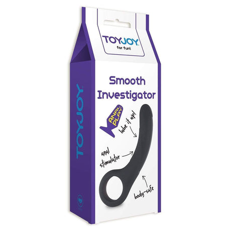 ToyJoy - Smooth Investigator Prostate Massager (Black)    Prostate Massager (Non Vibration)