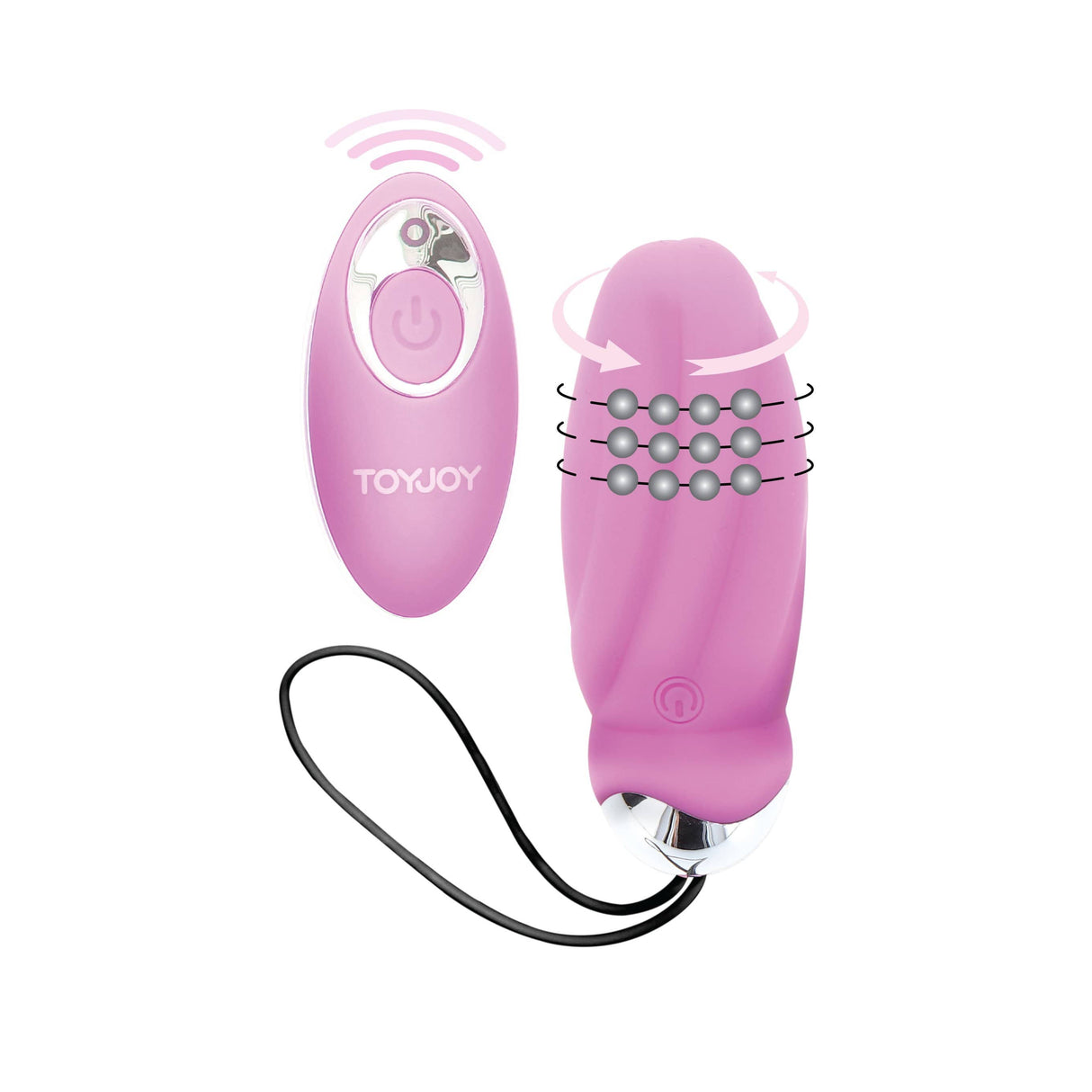 ToyJoy - You Crack Me Up Remote Control Egg Vibrator (Pink) TJ1078 CherryAffairs
