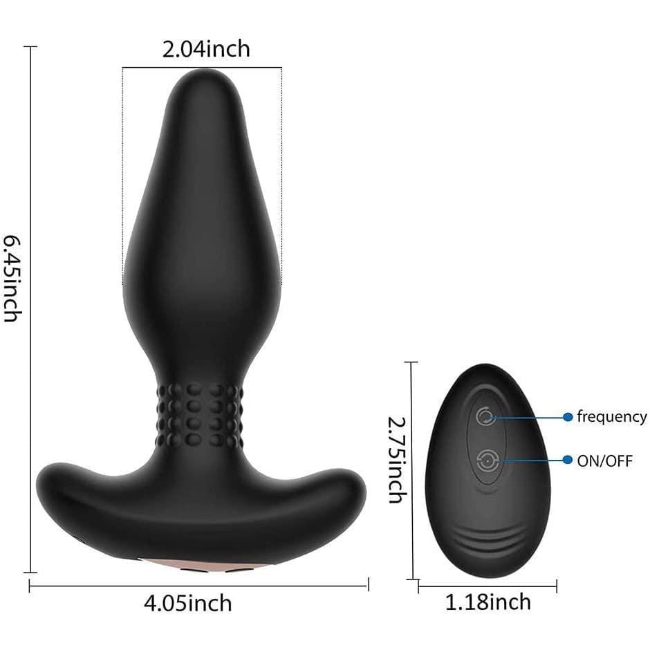 Tracy's Dog - Carl Anal Plug with Remote Control (Black) TRD1011 CherryAffairs