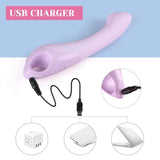 Tracy's Dog - Rechargeable G Spot Vibrator Pulsator (Purple) TRD1007 CherryAffairs