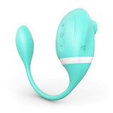 Tracy's Dog - Seahorse Clitoral Air Stimulator Sucking Dual Stimulator (Tiffany Blue) TRD1021 CherryAffairs