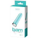 VeDO - BAM Rechargeable Bullet Vibrator (Tease Me Turquoise)    Bullet (Vibration) Rechargeable